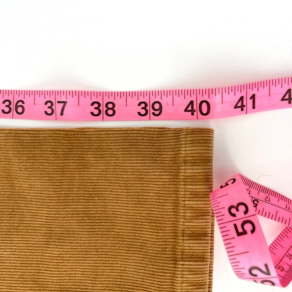 J.Crew Favorite Fit Corduroy Pants Mens 30R Tan Camel Brown Stretch Casual‎